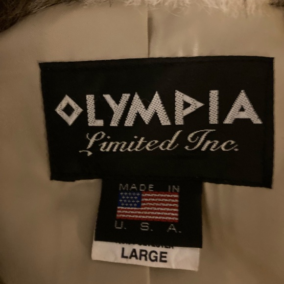 Olympia Limited Inc Faux Fur coat SZ L - Picture 7 of 11